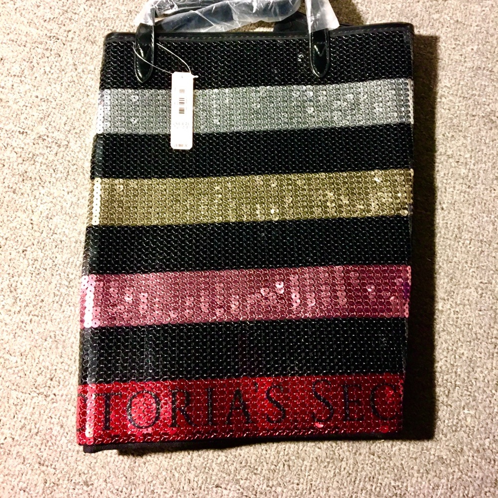 Victoria’s Sectret sequined oversized tote. New.